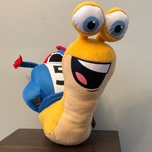 Turbo Kellytoy 2013 Dreamworks 17” Tuebo Snail Derby/Hero